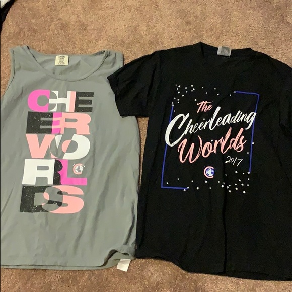 Cheerleading Worlds Tank Top and Shirt - Picture 1 of 1